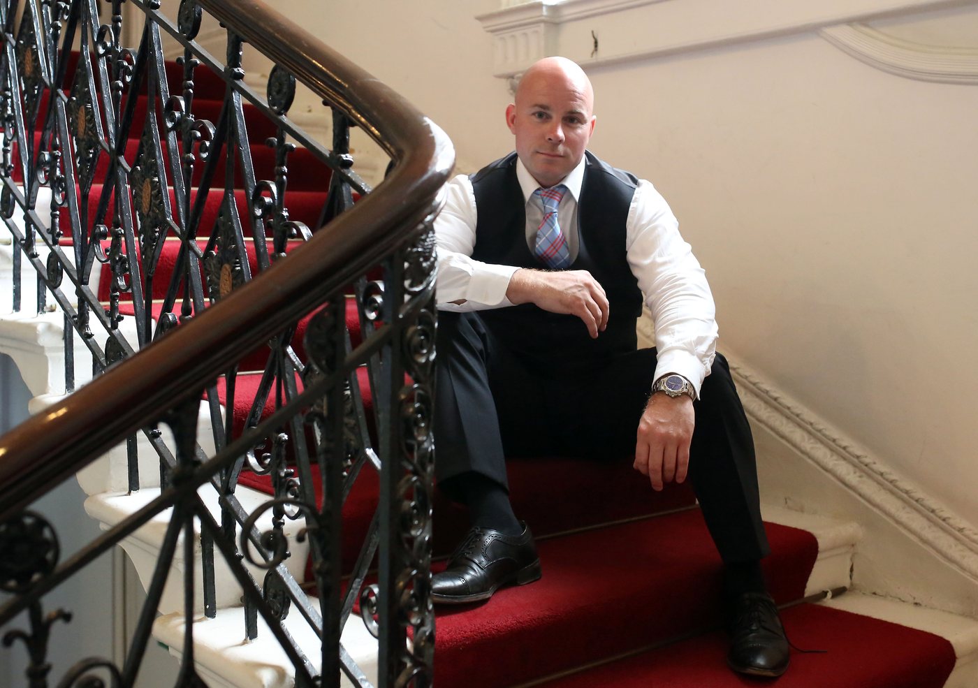 Adam Cox, clinical hypnotherapist and addiction expert, in London